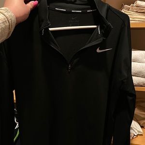 NIKE DRI-FIT running/workout black long sleeve M
